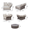 Modern Lobby Sofa High Quality Waterproof Garden Sofa