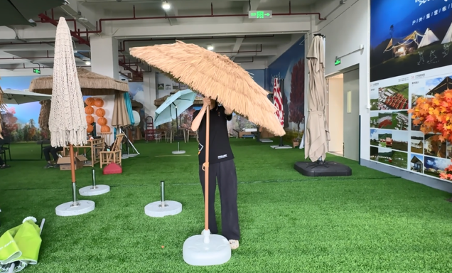 Luxury Aluminum Frame Durable And Portable Outdoor Parasol