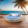 Outdoor Lounge 2 Person Beach Rattan Daybeds