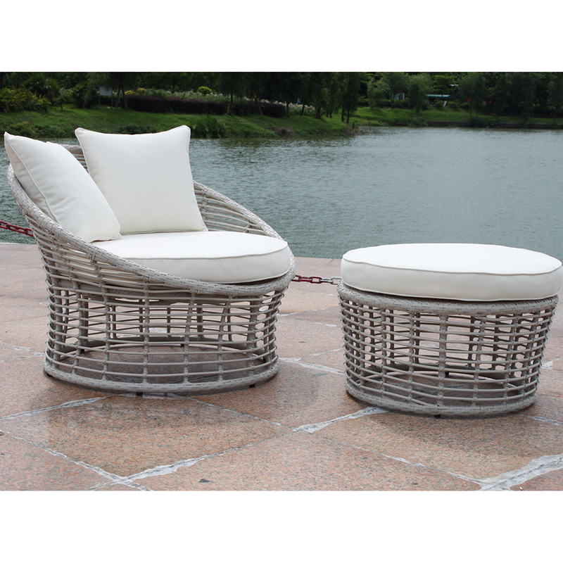 High Quality Rattan Garden Sofa with Cushion