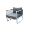 Elegant Aluminum Alloy Water-resistant Outdoor Balcony Sofa