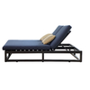 Adjustable Aluminum Sponge Pool Lounge Chair Hotel Modern Sunbed