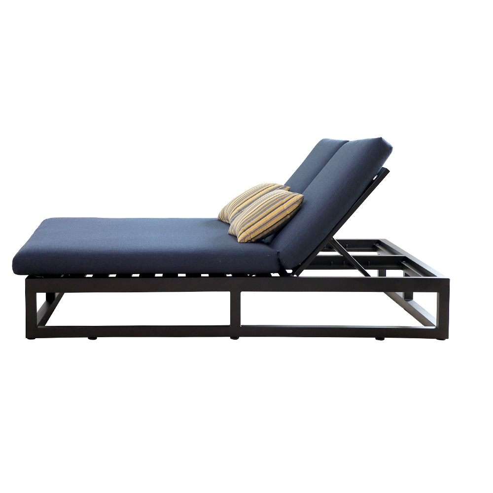 Adjustable Aluminum Sponge Pool Lounge Chair Hotel Modern Sunbed