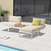 Modern Nordic Aluminum Outdoor Garden Furniture Waterproof Garden Sofa Set 