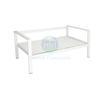 Wholesale Commercial FoShan Balcony Garden Couch Patio White Aluminum Sofa Set