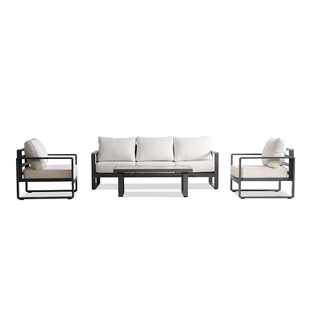 Garden Furniture Set 4pcs Sofa Chair Patio Outdoor Sofa