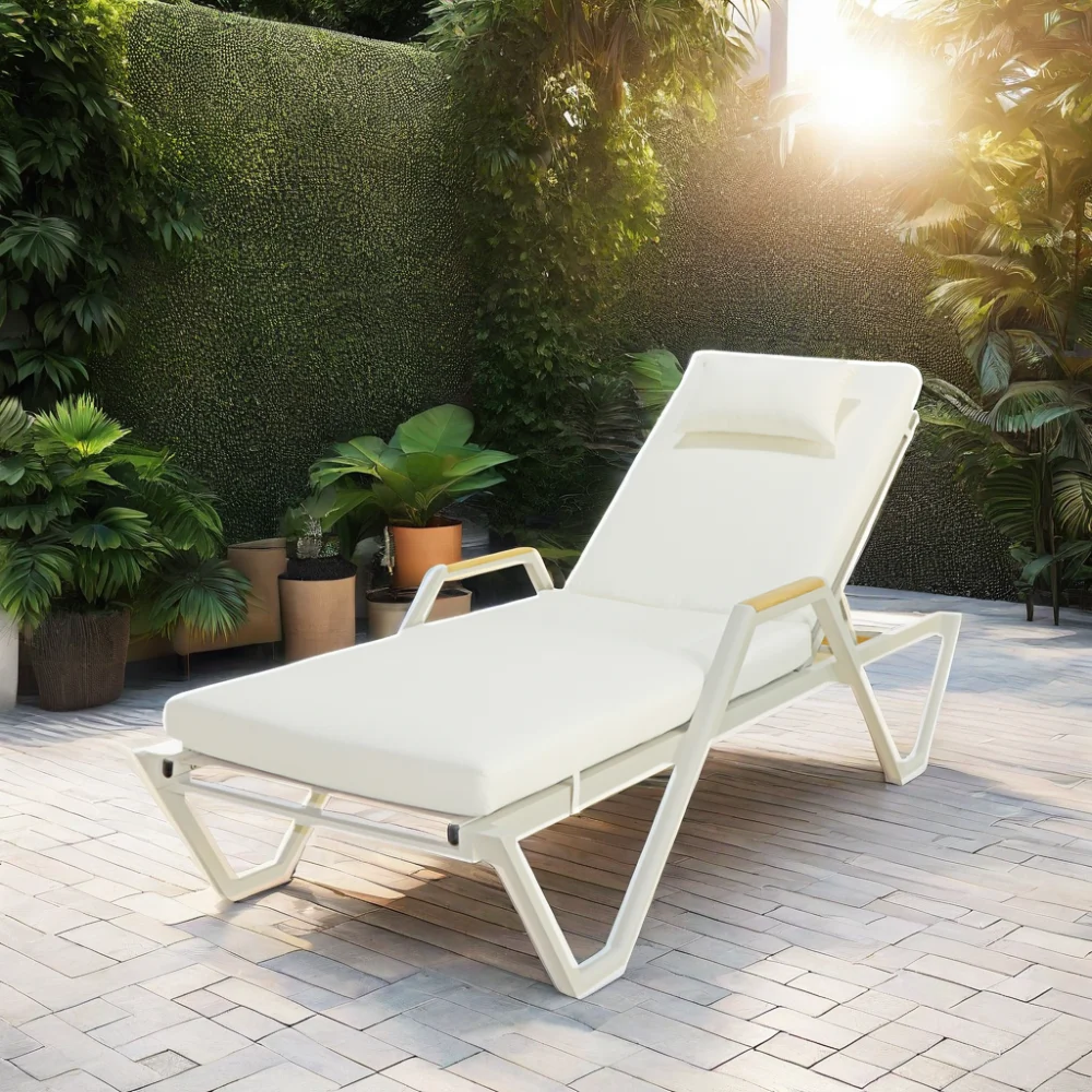 Swimming Pool Modern Single Chaise Lounge for Sale