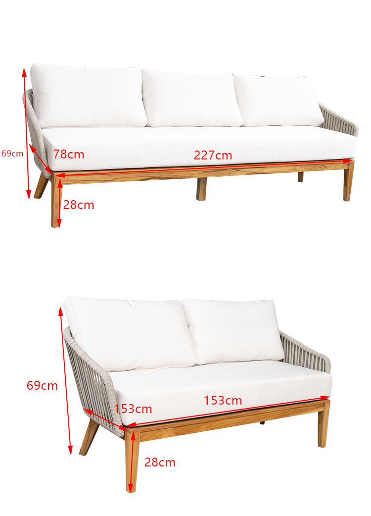 Size of the Outdoor Sofa