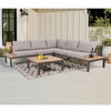 Aluminum L Shape Outdoor Sofa Set