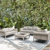 European Conservatory Sunproof Rattan Outdoor Sofa