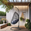 Fashion Style Egg Shape Hanging Chair Outdoor Furniture