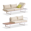 Modern Nordic Aluminum Outdoor Garden Furniture Waterproof Garden Sofa Set 