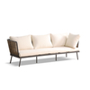 Nordic Weave Wicker Rattan Outdoor Furniture Garden Sofa Set