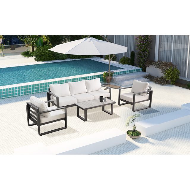 Garden Furniture Set 4pcs Sofa Chair Patio Outdoor Sofa