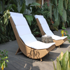 Hotel Comfortable Rattan Patio Sun Lounger