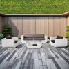 Modern 4 Seater U Shaped Villa Outdoor Sofa