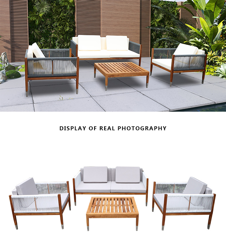 Leisure Teakwood Outdoor Sofa