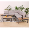 Aluminum L Shape Outdoor Sofa Set