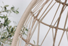 Modern Rattan Hanging Egg Chair With Stand Patio Swing Chair