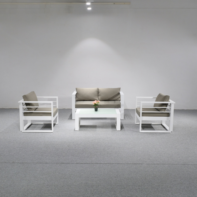 High End Outdoor Furniture Sofa Lounge Set With Comfortable Cushion