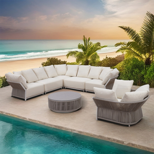 Modern Lobby Sofa High Quality Waterproof Garden Sofa