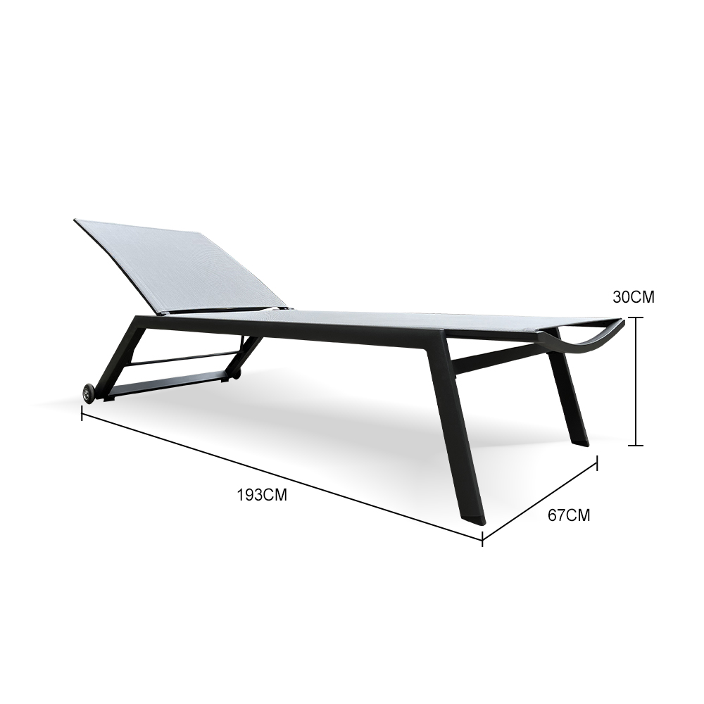 Portable Pool Lounge Chair Outdoor Beach Sun Lounger