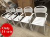 White Dining Garden Chair without Aramrest