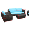 Patio Outdoor Rattan Sofa Furniture with Cushion