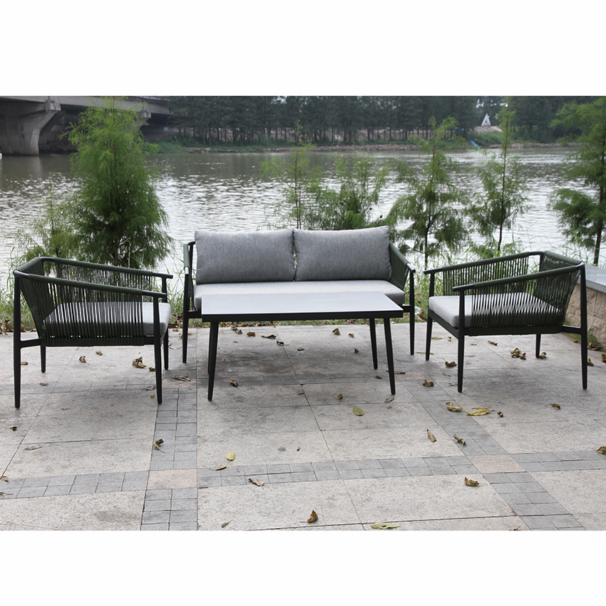 Commercial Sunproof Patio Sofa with Cushion