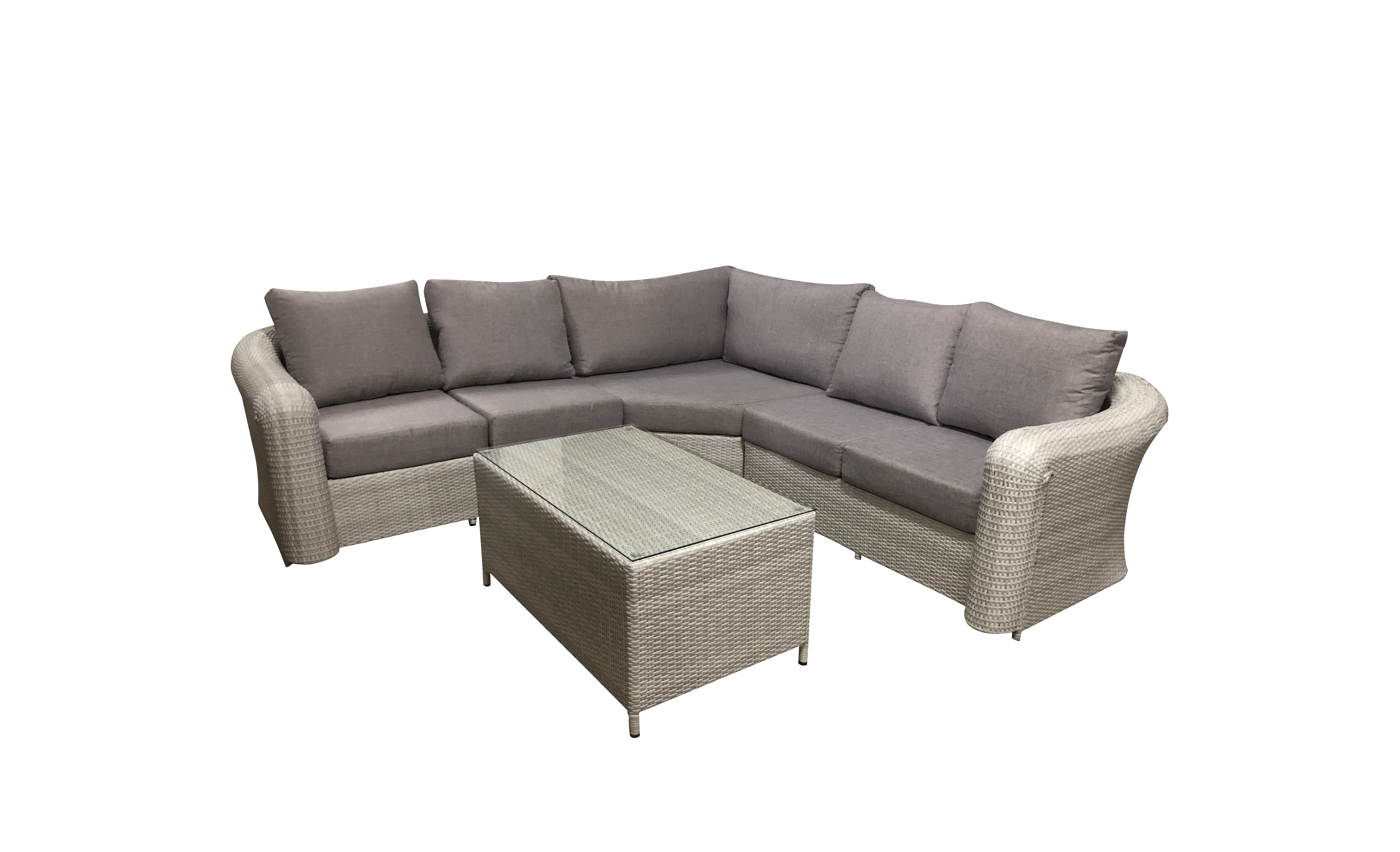 Sectional Outdoor Rattan Sofa with Cushion