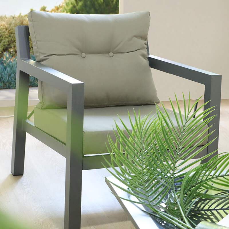 Sun Room Aluminum 5 Seater Outdoor Sofa Set