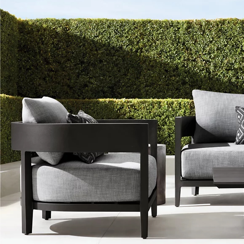 Modern Outdoor Garden Aluminum Sofa Hotel Leisure Furniture