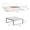 Modern Nordic Aluminum Outdoor Garden Furniture Waterproof Garden Sofa Set 