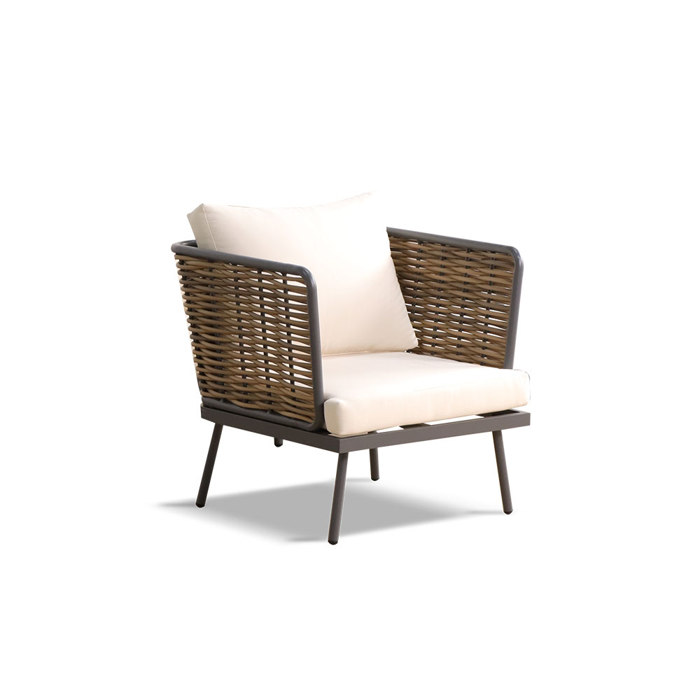 Nordic Weave Wicker Rattan Outdoor Furniture Garden Sofa Set