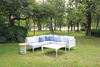 Outdoor Lounge Couch Set Corner Rattan Patio Sofa Set