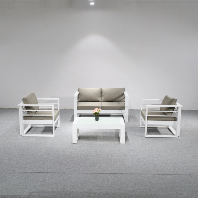 High End Outdoor Furniture Sofa Lounge Set With Comfortable Cushion