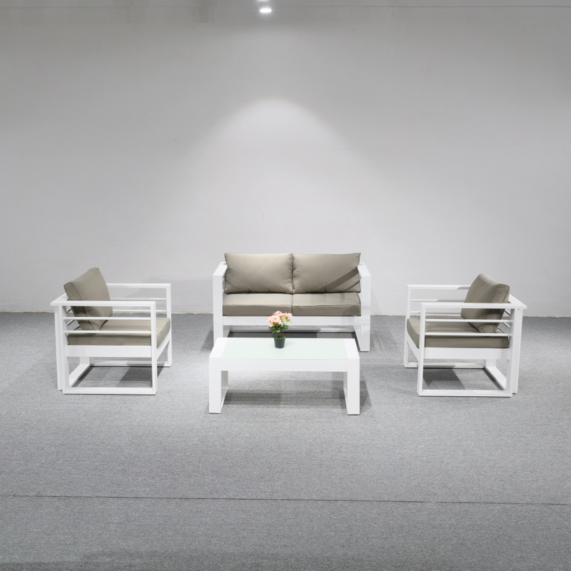 High End Outdoor Furniture Sofa Lounge Set With Comfortable Cushion
