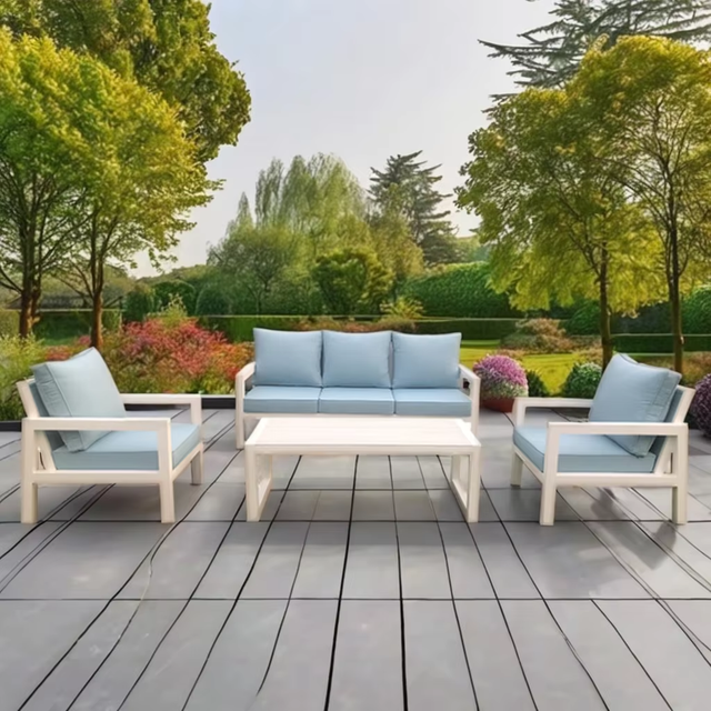 Aluminum Sofa Set Couch Conversation Patio Manufacturer Outdoor Sofa