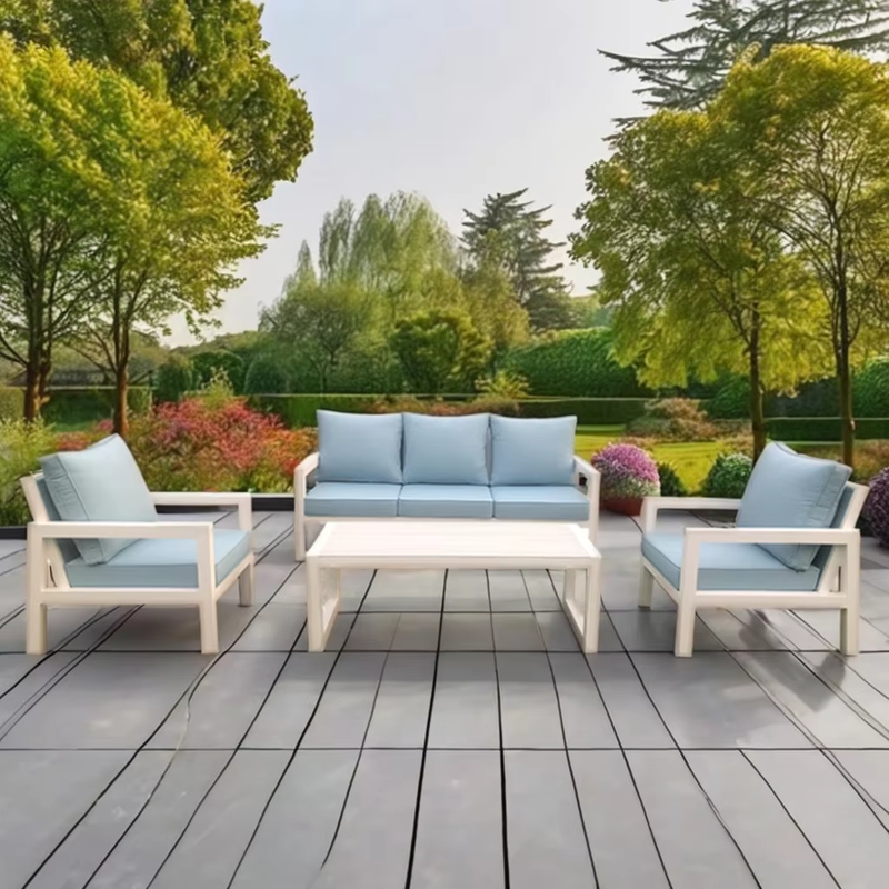 Aluminum Sofa Set Couch Conversation Patio Manufacturer Outdoor Sofa