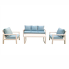 Aluminum Sofa Set Couch Conversation Patio Manufacturer Outdoor Sofa