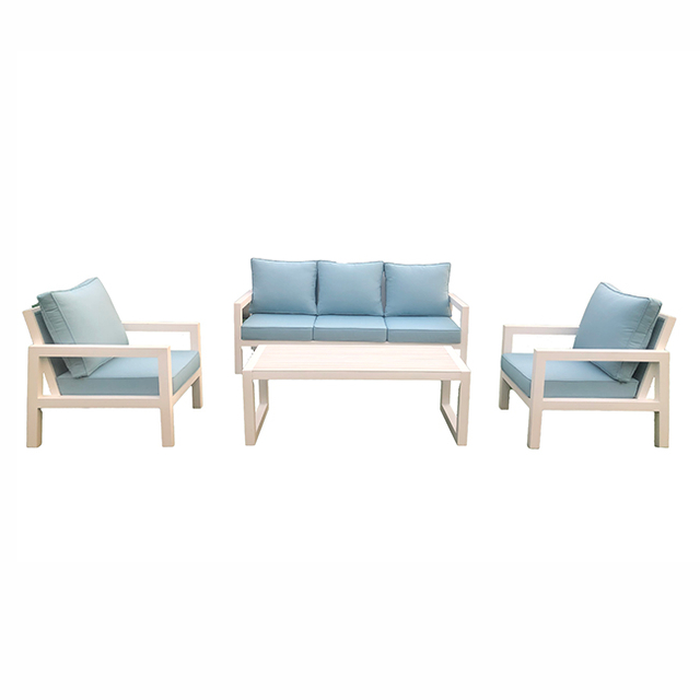 Aluminum Sofa Set Couch Conversation Patio Manufacturer Outdoor Sofa