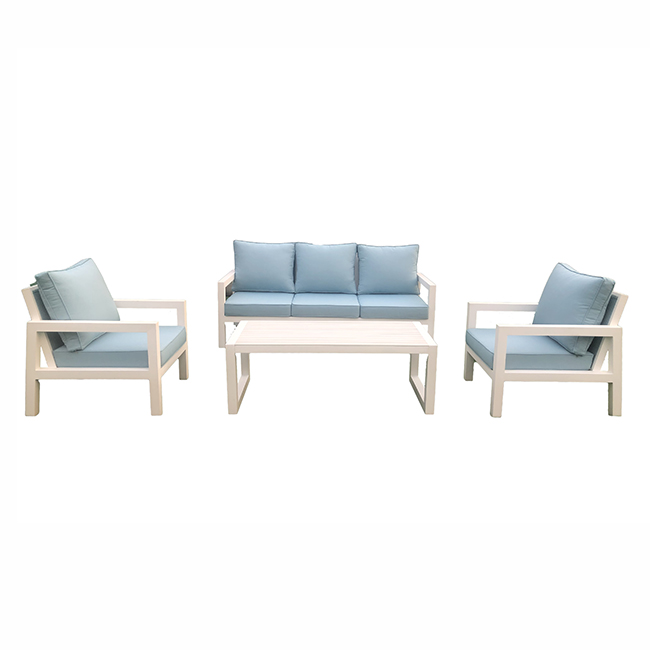 Aluminum Sofa Set Couch Conversation Patio Manufacturer Outdoor Sofa