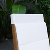 Hotel Comfortable Rattan Patio Sun Lounger