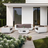 Modern 4 Seater U Shaped Villa Outdoor Sofa