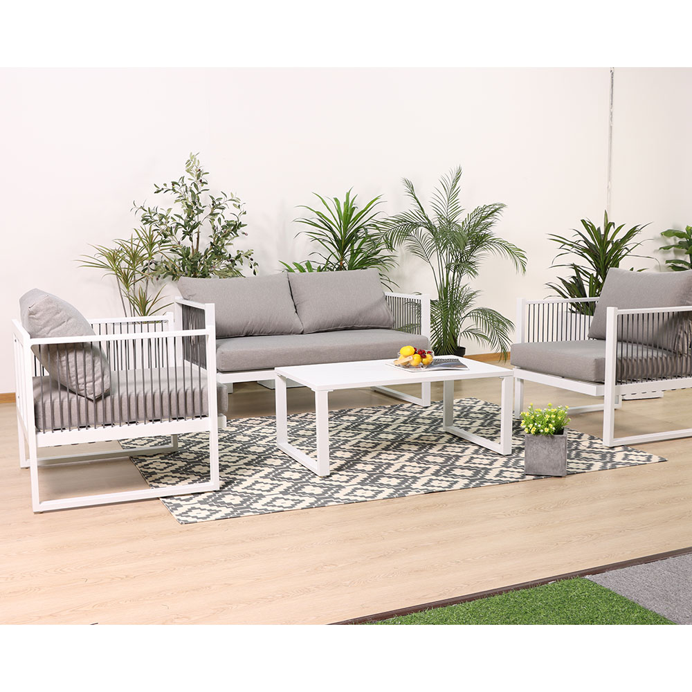 Elegant Aluminum Alloy Water-resistant Outdoor Balcony Sofa