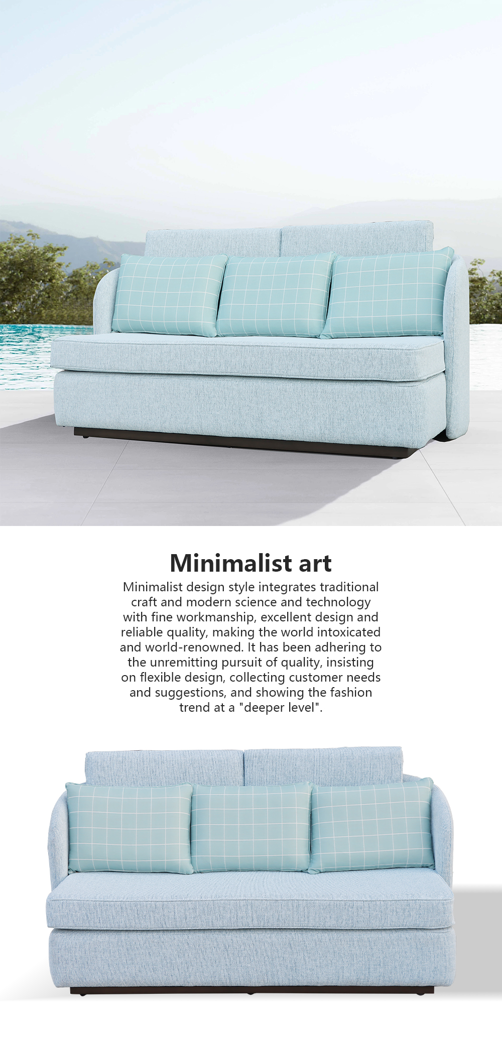 Fabric outdoor Sofa