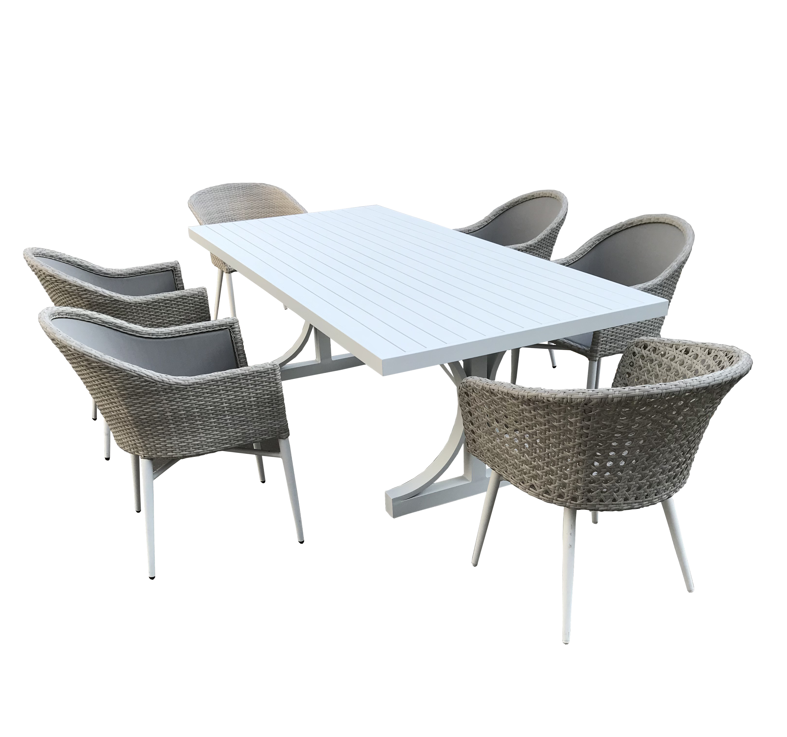 6-piece Aluminum Leisure Outdoor Dining Set