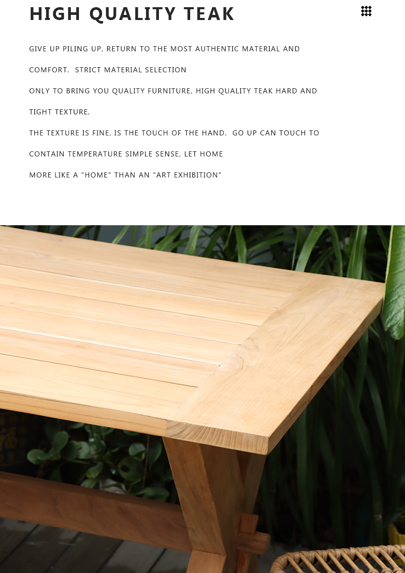 Teakwood Outdoor Dining Set