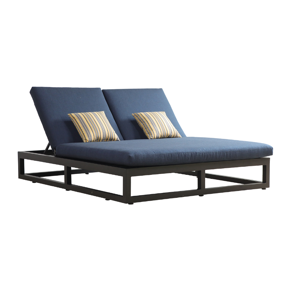 Adjustable Aluminum Sponge Pool Lounge Chair Hotel Modern Sunbed