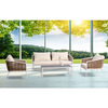 Commercial Garden Furniture Courtyard Outdoor Rattan Sofa
